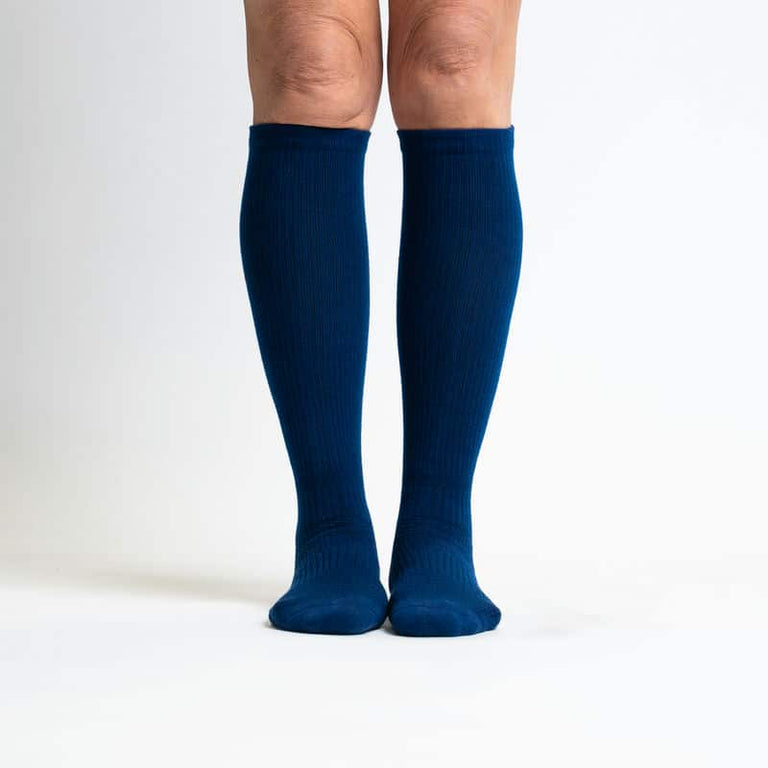 Navy Blue Compression Socks Bundle 5-Pack