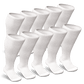 White Non-Binding Diabetic Socks Bundle 10-Pack
