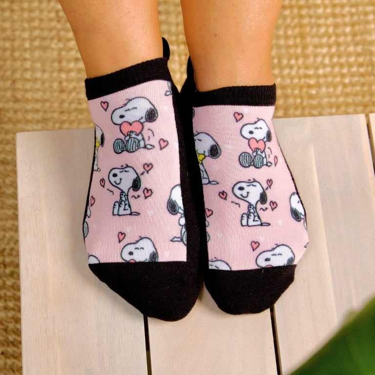 Live Laugh Snoopy Ankle Socks Bundle 3-Pack