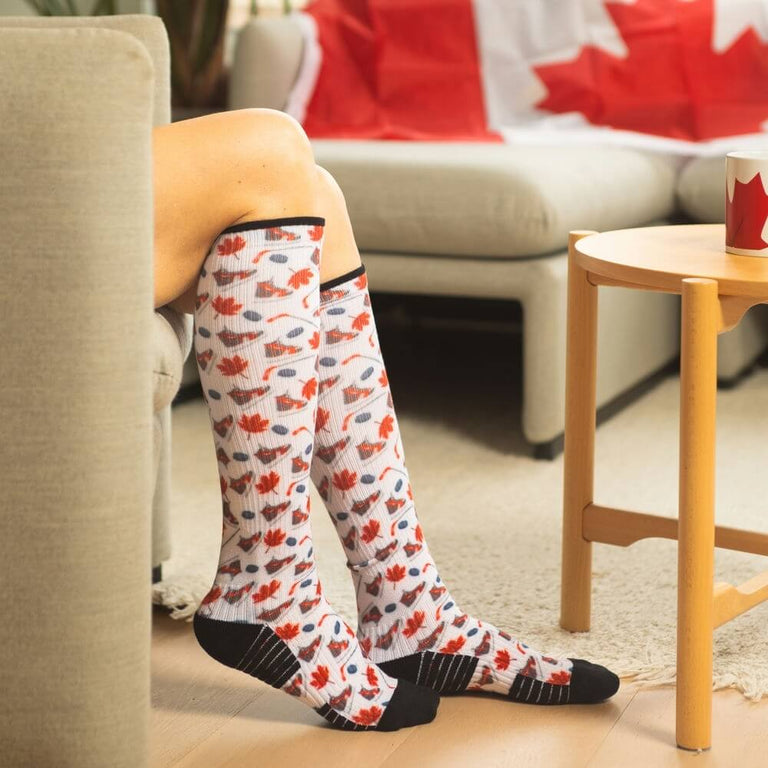 Hockey Time Compression Socks