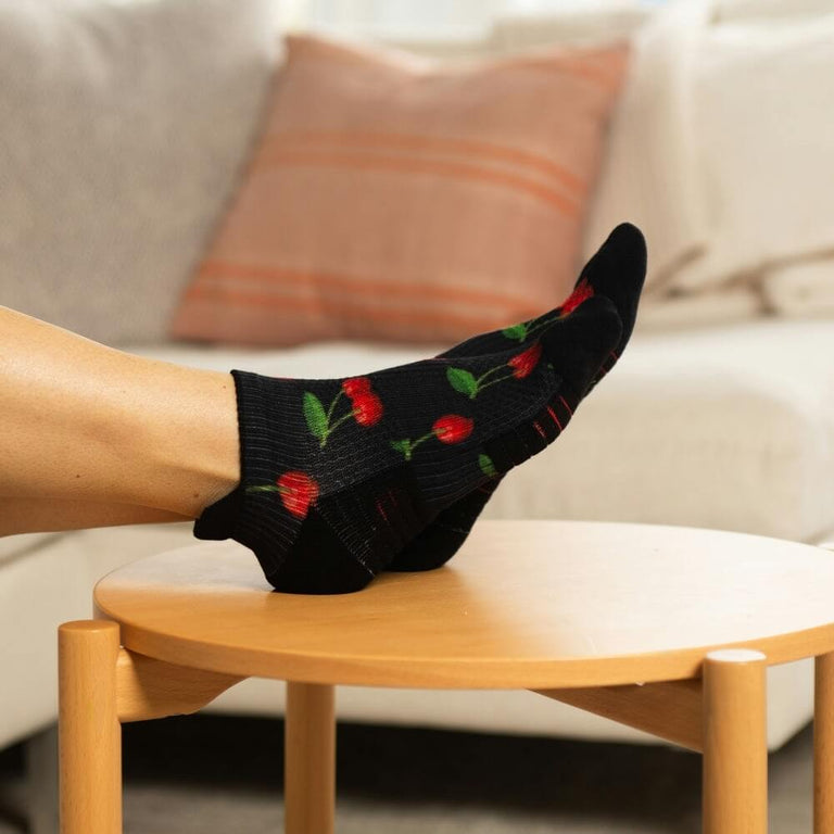 Very Cherry Ankle Compression Socks