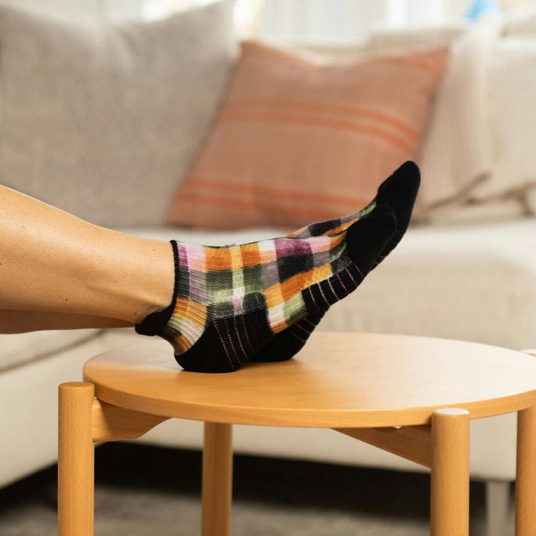 Picnic Plaid Ankle Compression Socks