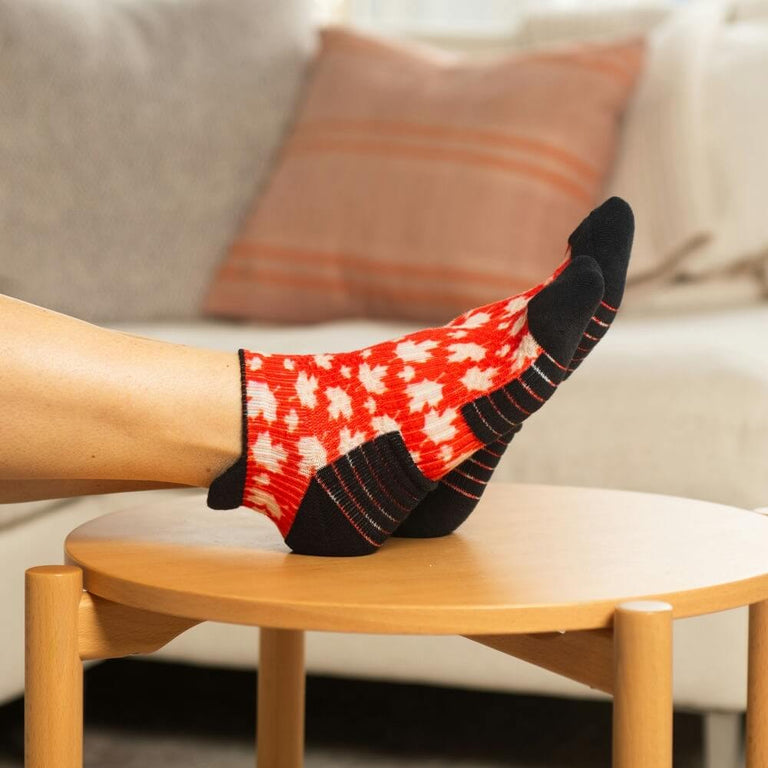Canadian Maple Ankle Compression Socks