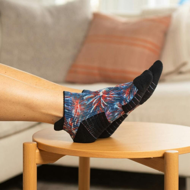Patriotic Blast Ankle Compression Socks