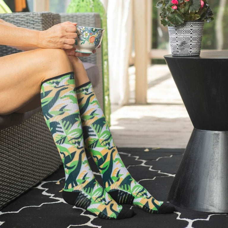 Jurassock Park Compression Socks