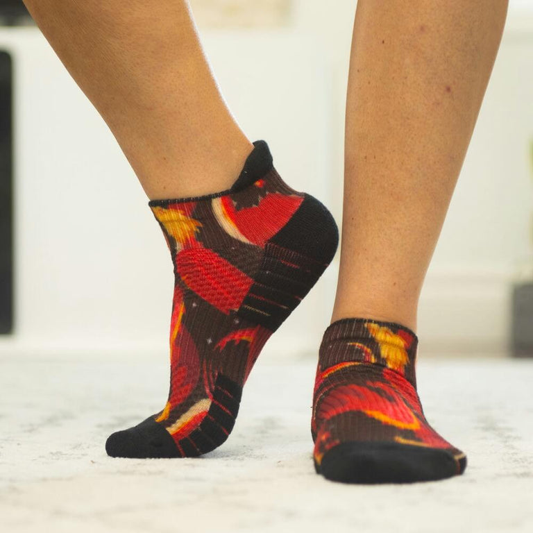 Fire Dragons Ankle Compression Socks