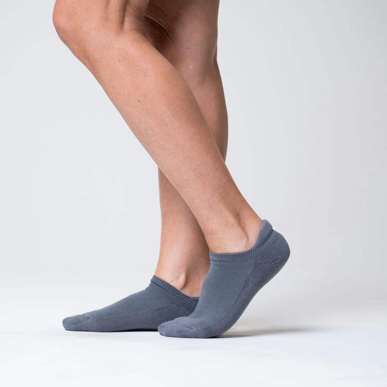 Gray Ankle Socks