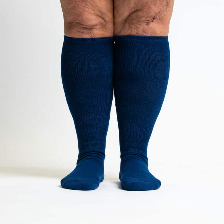 Navy Blue EasyStretch™ Socks Bundle 5-Pack