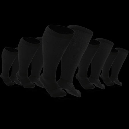 5 pairs black diabetic socks