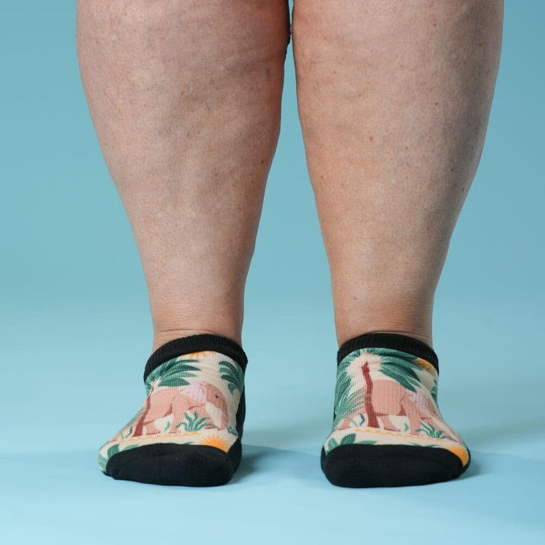 Elephant Safari Ankle Socks