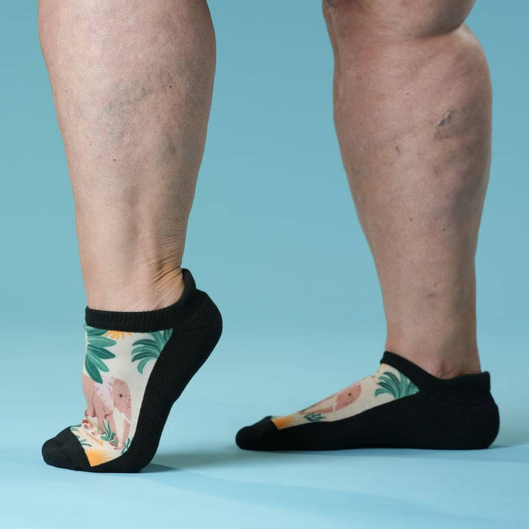 Elephant Safari Ankle Socks