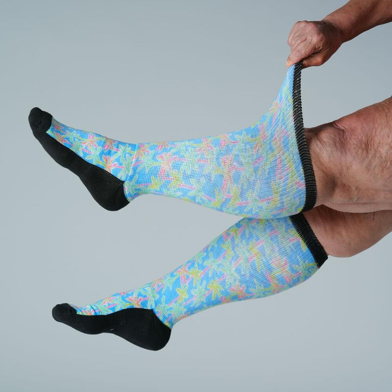 Pastel Palms EasyStretch™ Socks