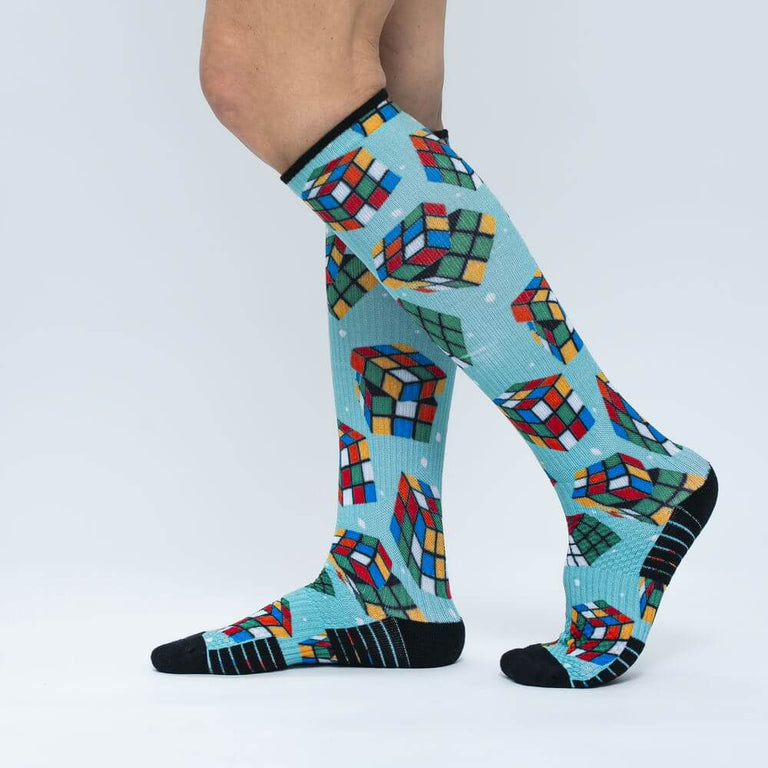 Cubes Compression Socks