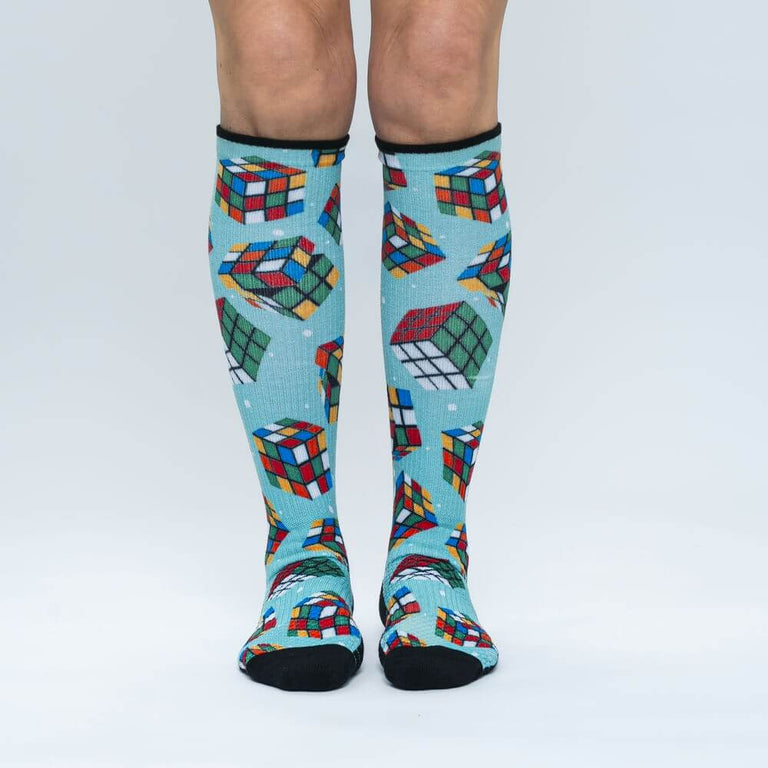 Cubes Compression Socks