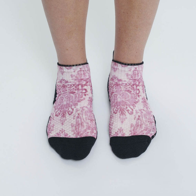 Regal Pink Ankle Compression Socks