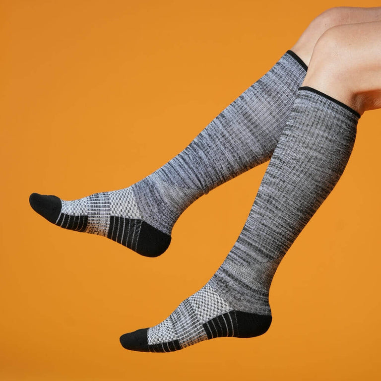 Heather Gray Compression Socks