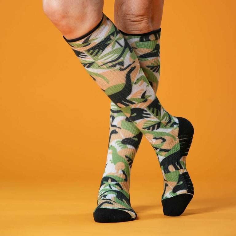 Jurassock Park Compression Socks