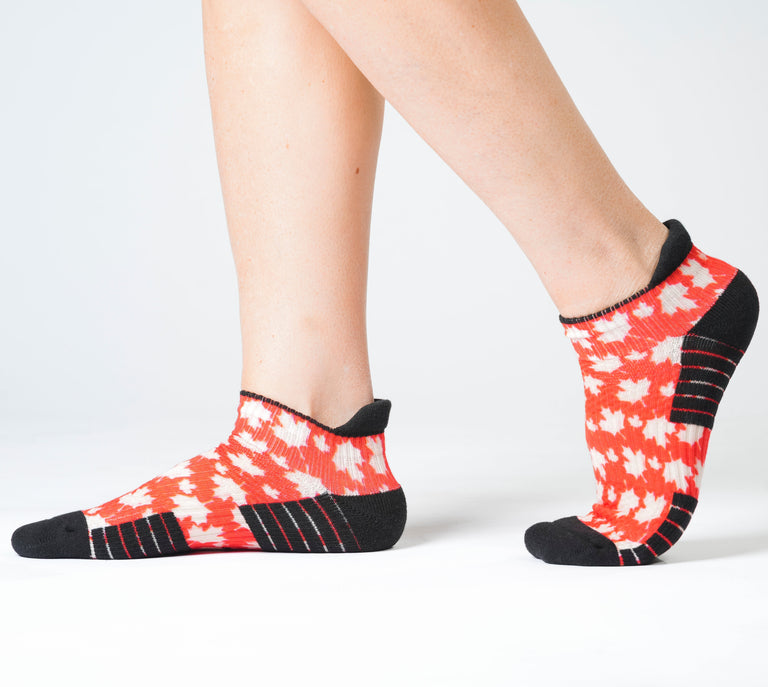Canadian Maple Ankle Compression Socks