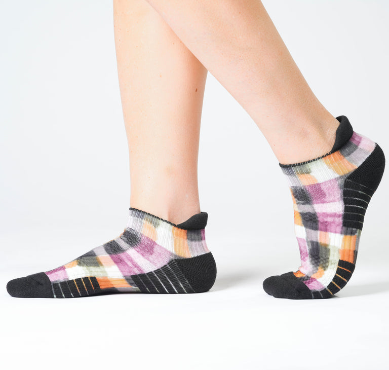 Picnic Plaid Ankle Compression Socks