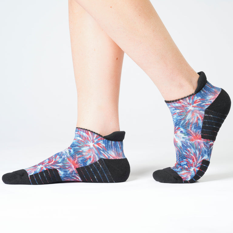 Patriotic Blast Ankle Compression Socks