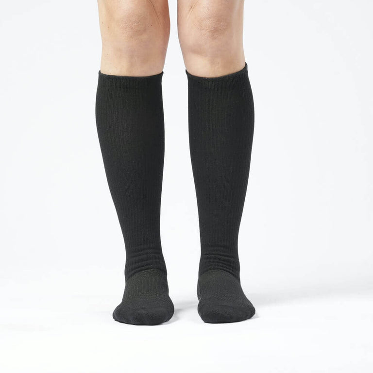 Black Compression Gripper Socks