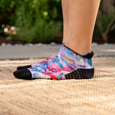Viasox Butterfly Ankle Compression Socks side view