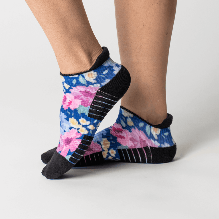 Floral Ankle Compression Socks