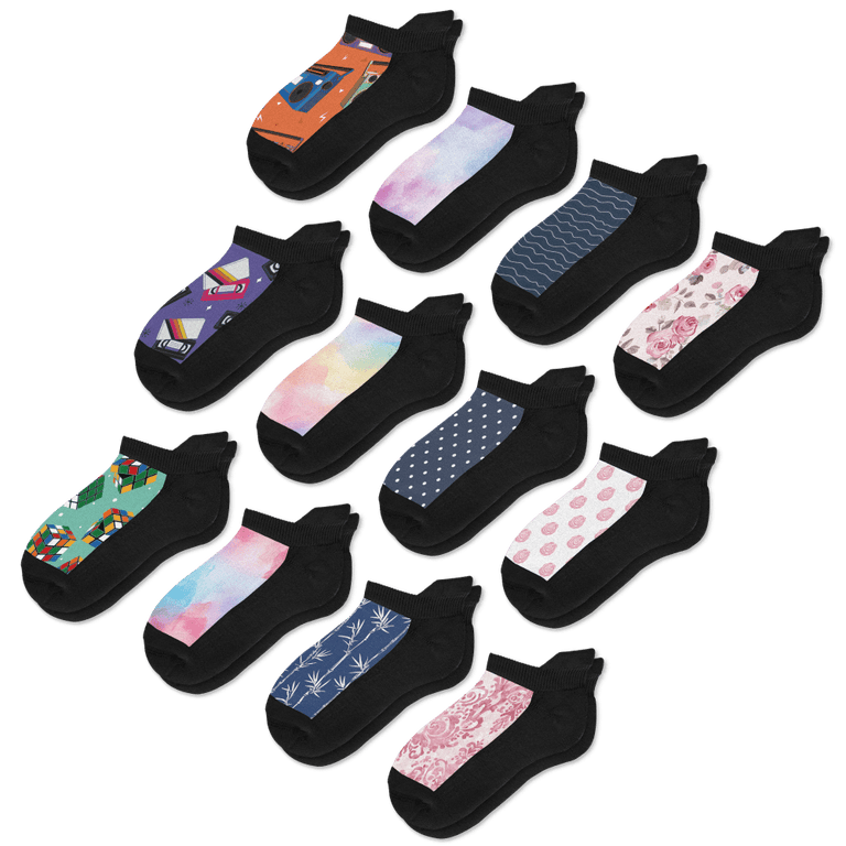 All New Patterns Ankle Socks Bundle 12-Pack