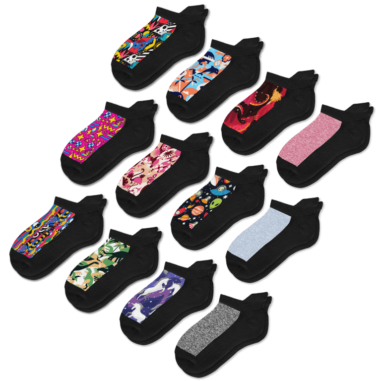 All New Patterns Ankle Socks Bundle 12-Pack