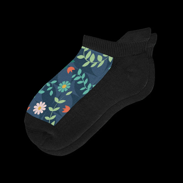 Divine Vine Ankle Diabetic Socks