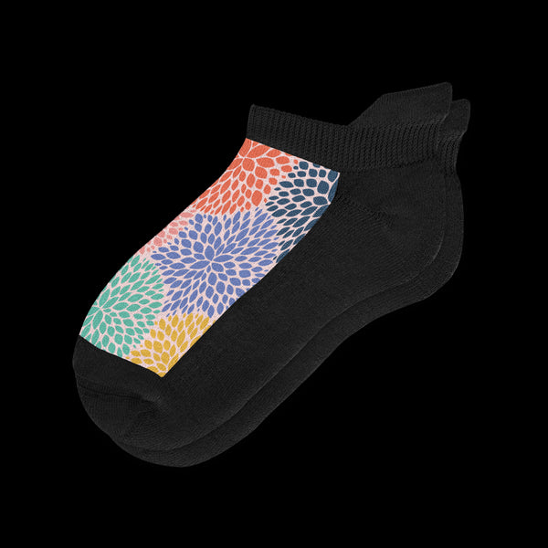 Flower Works Ankle Diabetic Socks