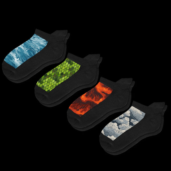 Elements Ankle Diabetic Socks Bundle 4-Pack