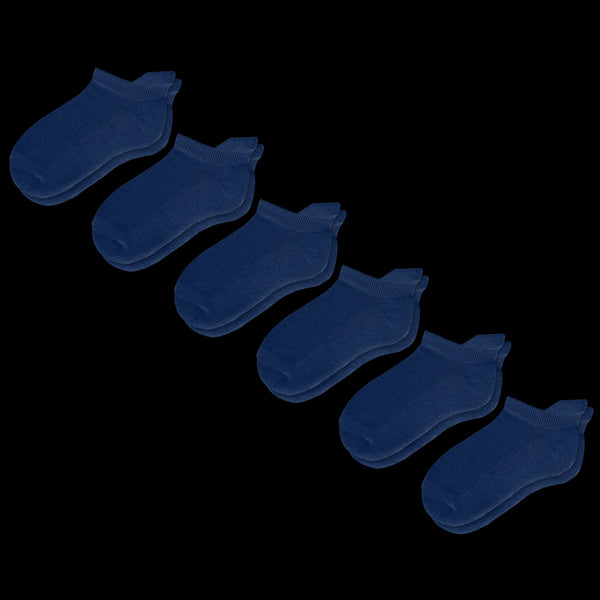 Navy Blue Ankle Diabetic Socks Bundle 6-Pack