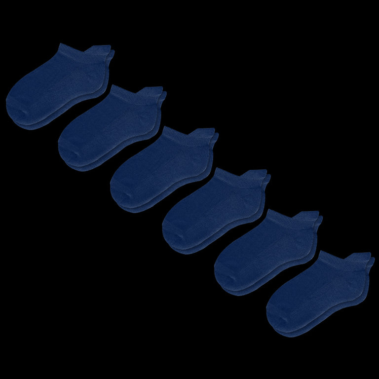 Navy Blue Ankle Diabetic Socks Bundle 6-Pack