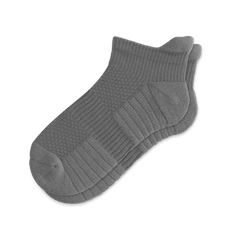 Gray Ankle Compression Socks