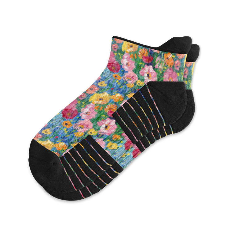 Wildflower Ankle Compression Socks