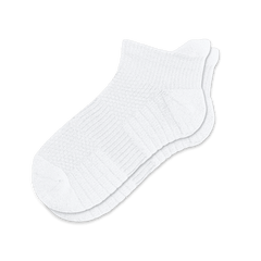 White Ankle Compression Socks