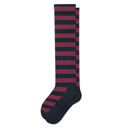 Black Red Compression Socks