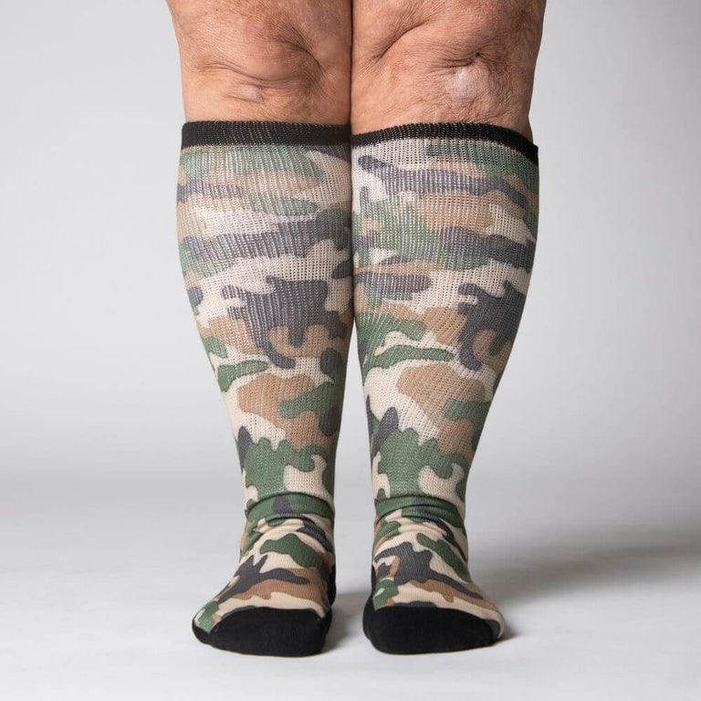 Vasox Army Camo EasyStretch™ Socks Front View