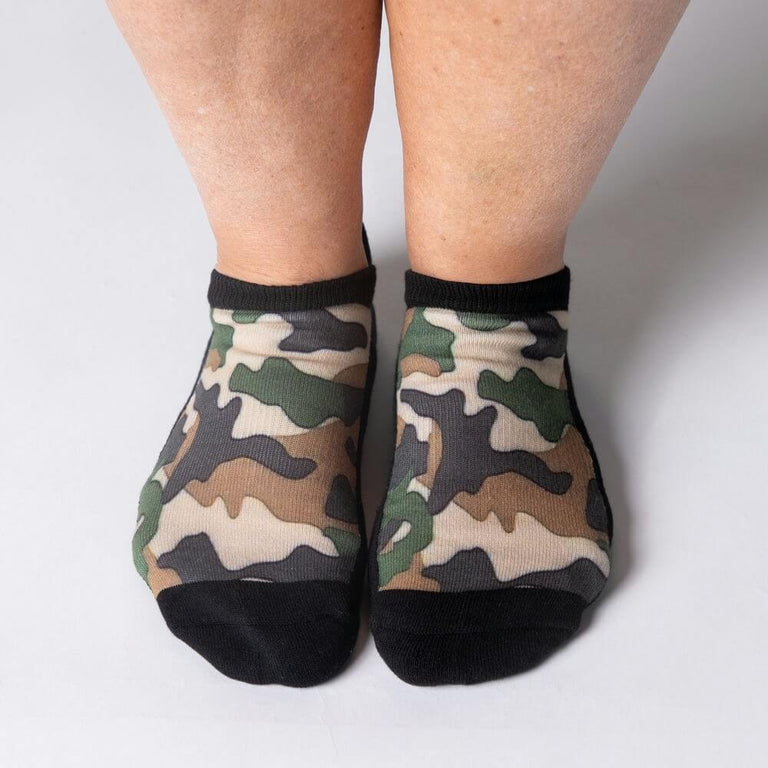 Army Camo Ankle Socks