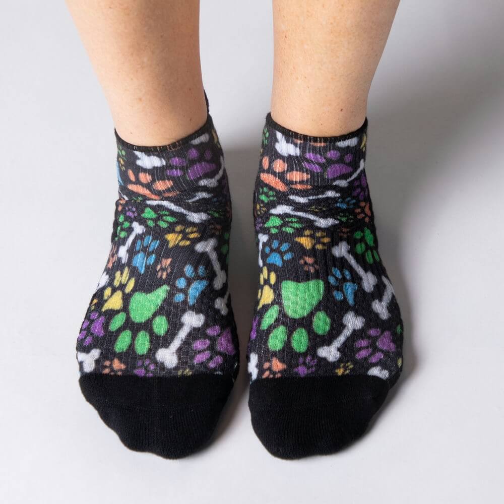 Paws n Bones Ankle Compression Socks By Viasox Front View