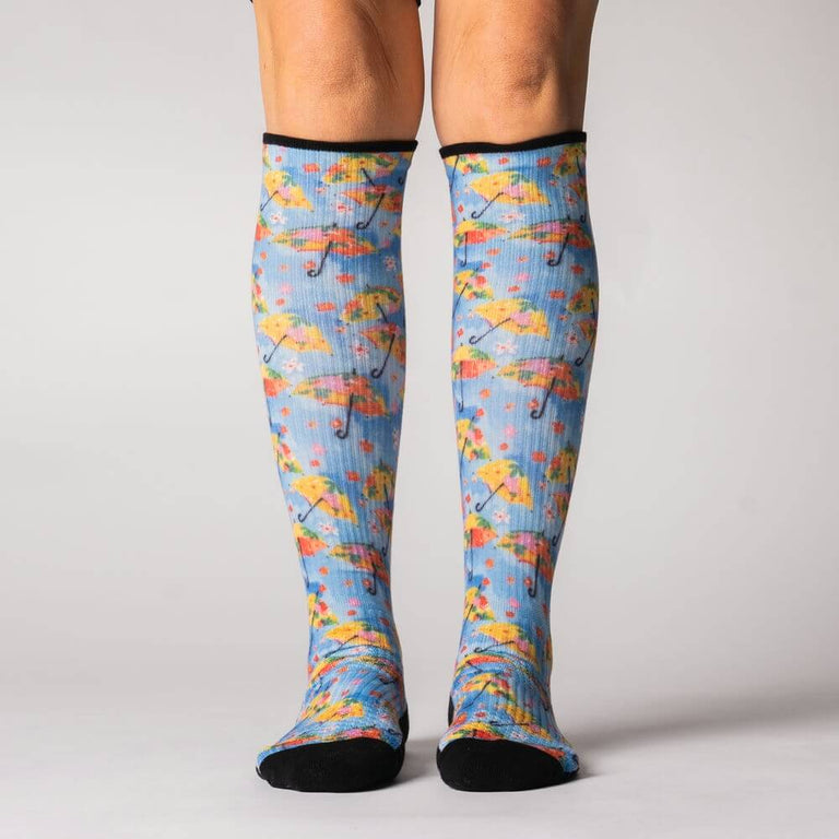 Spring Showers Compression Socks