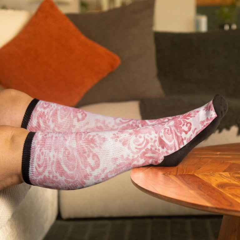 Regal Pink EasyStretch™ Socks