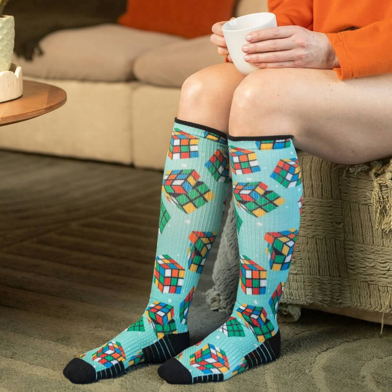 Cubes Compression Socks