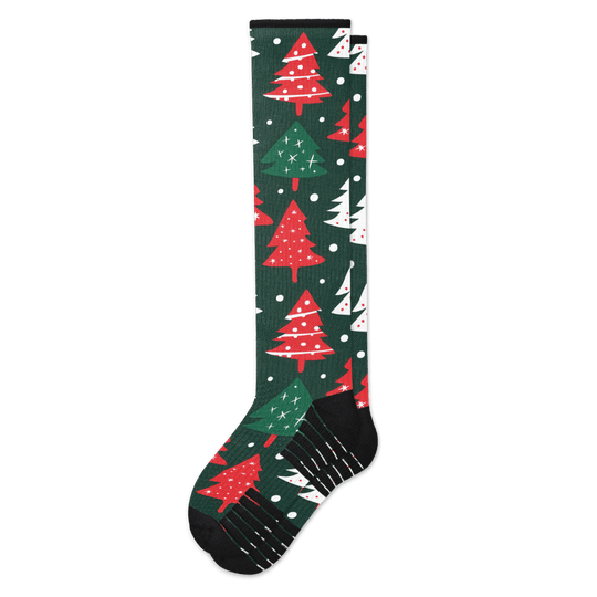 Christmas Forest Compression Socks
