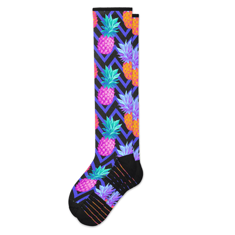 Pineapple Party Compression Socks