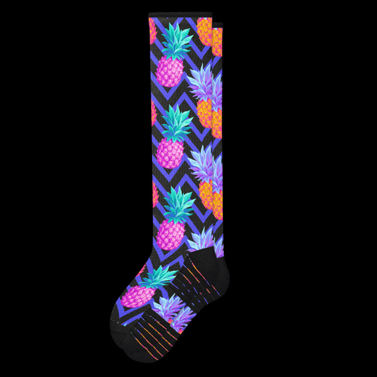 Pineapple Party Compression Socks