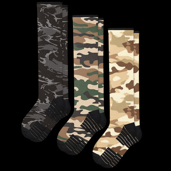 Army Compression Socks 3-Pack Bundle