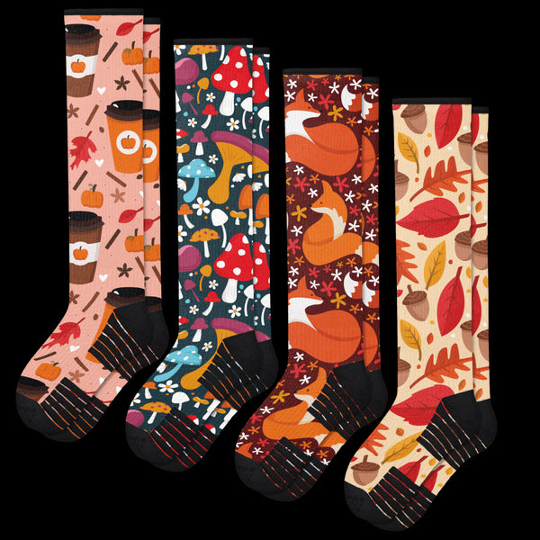 4-Pack Compression Socks Autumn Bundle - Viasox