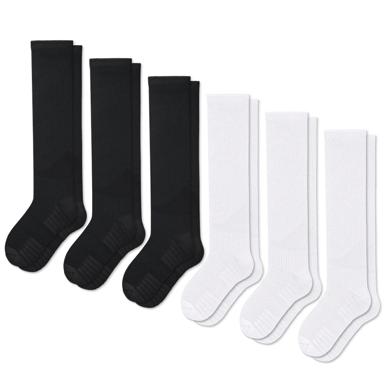 Basics Compression Socks Bundle 6-Pack